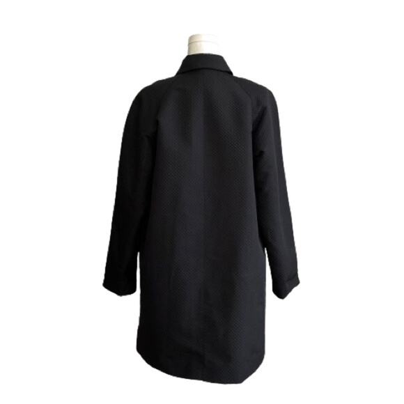 Jheri Richards Black Pink Lining Pockets Lightweight Jacket Coat Size 10 - Picture 5 of 15